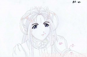  Ah My Goddess anime cel