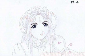  Ah My Goddess anime cel