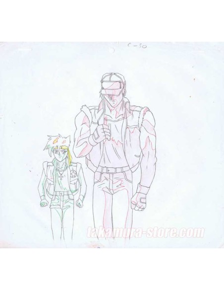 Fatal Fury anime cel