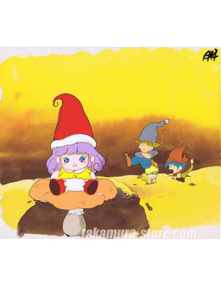 Tongari Bōshi no Memoru anime cel