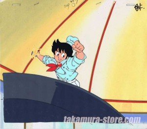 Mister Ajikko anime cel