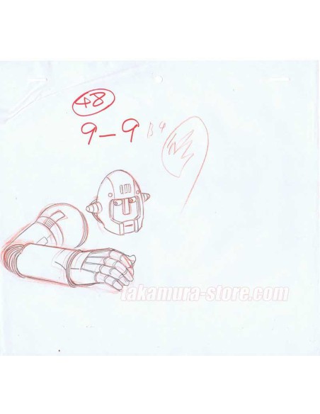 Captain Future set of sketches