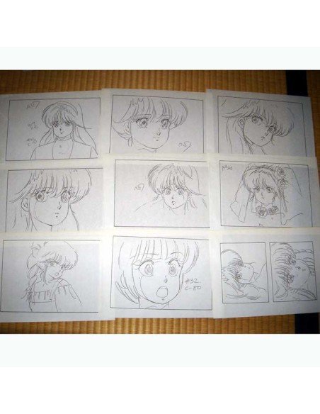 Setting Orange Road sketches