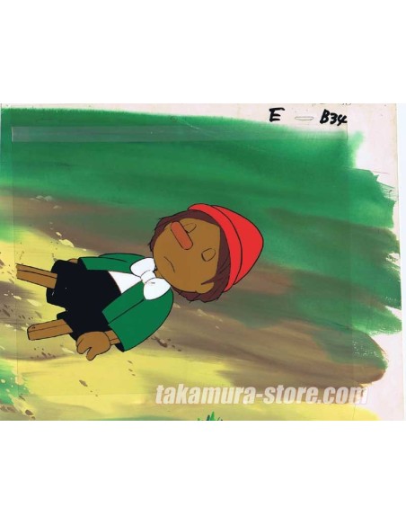 Pinocchio anime cel