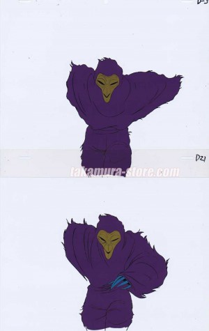 Wrath of the Ninja - Yotoden set of 2 anime cels