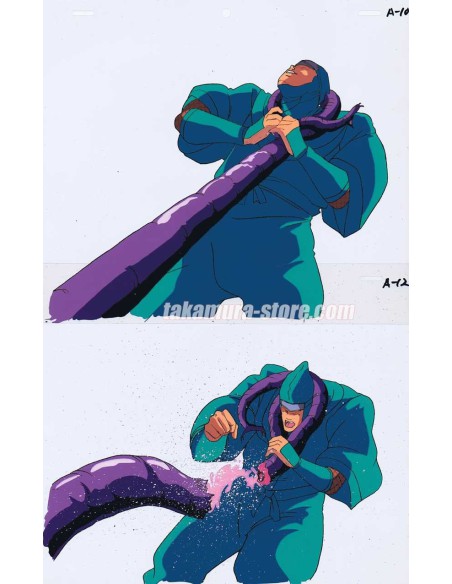 Wrath of the Ninja - Yotoden set of 2 anime cels