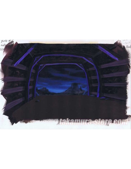 Pole Position anime cel