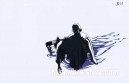 Black Jack anime cel