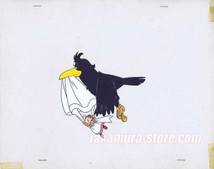 Spoon Oba-san anime cel