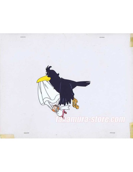 Spoon Oba-san anime cel