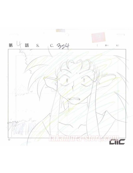 Tenchi Muyo crayonné