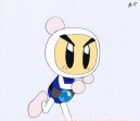 Bomber Man anime cel