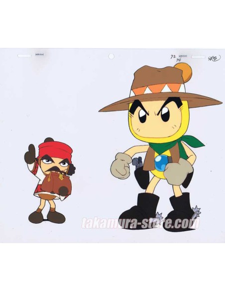 Bomber Man anime cel
