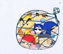 Bomber Man anime cel