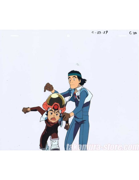 Mighty Space Miner anime cel