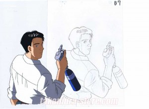 Master Keaton Anime Cel