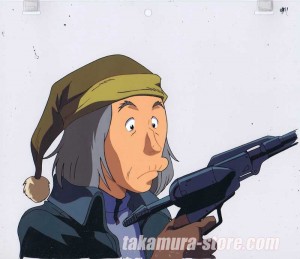 Queen Emeraldas anime cel