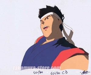 Virtua Fighter anime cel