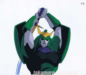 Yoroiden Samourai Troopers Anime cel