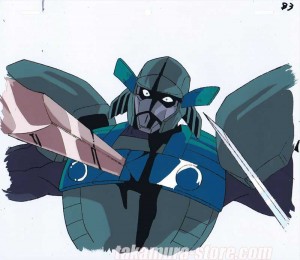 Yoroiden Samourai Troopers Anime cel