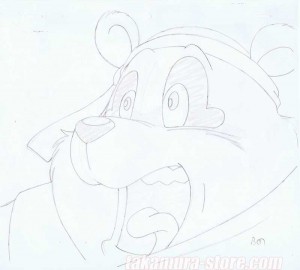 Bamboo Bear original sketch