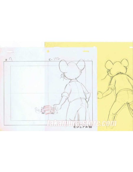 Bamboo Bear set of original sketches