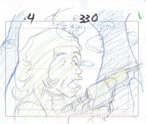 Queen Emeraldas sketches-layout