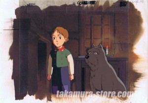 Dog of Flanders anime cel