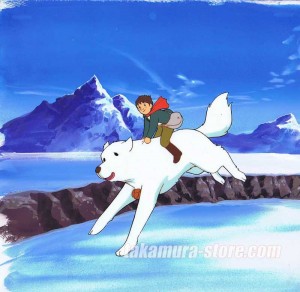 Belle and Sebastian anime cel