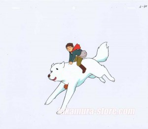 Belle and Sebastian anime cel