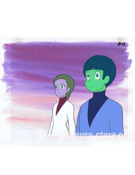 Maeterlinck's Blue Bird anime cel