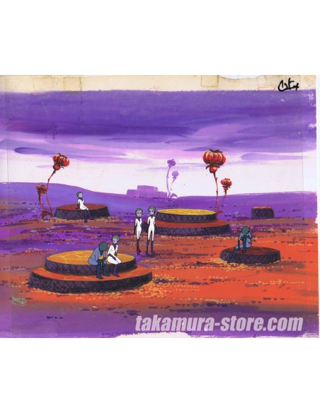 Maeterlinck's Blue Bird anime cel