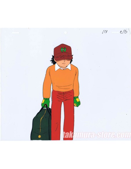 Captain Tsubasa anime cel