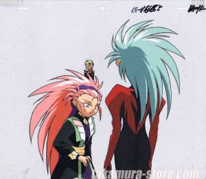 Tenchi Muyo anime cel