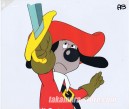 Woof-woof Three Musketeers anime cel
