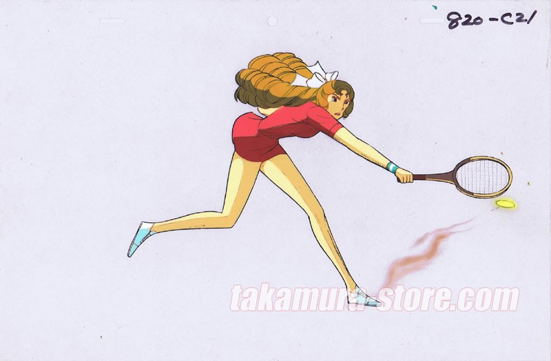 Aim for the Ace anime cel Aim for the Ace anime cel