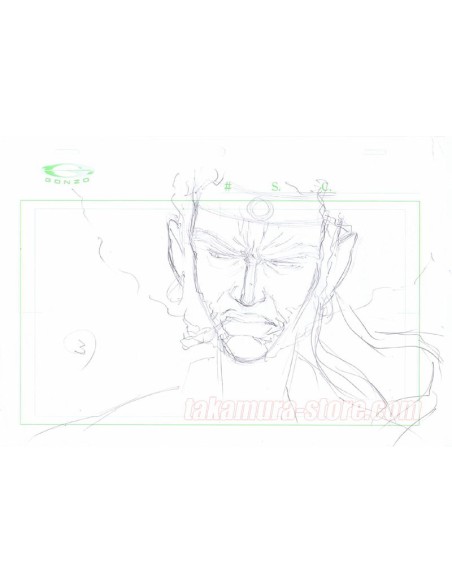 Afro Samurai crayonné 