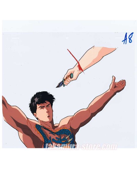 Crying Freeman anime cel