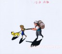 Treasure Island anime cel