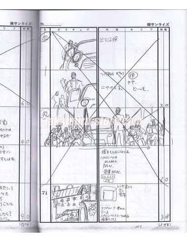 Nicky Larson Storyboard