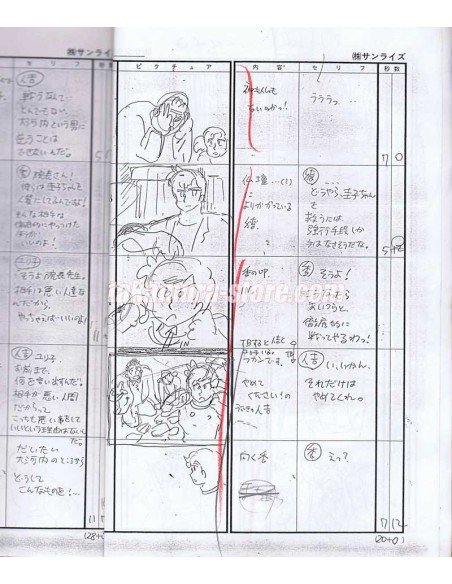 Nicky Larson Storyboard