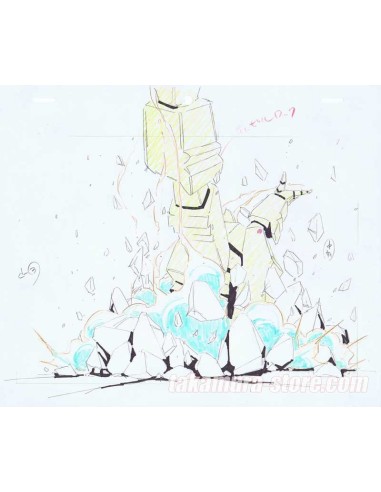 Machine Robo Chronos no Gyakushuu set of sketches