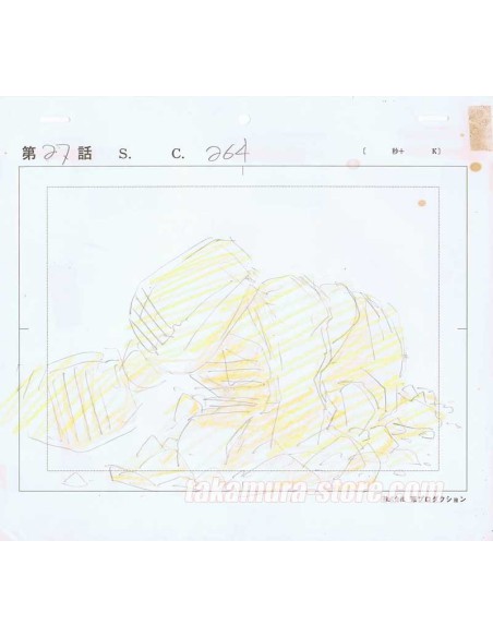 Machine Robo Chronos no Gyakushuu set of sketches