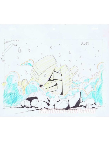 Machine Robo Chronos no Gyakushuu set of sketches