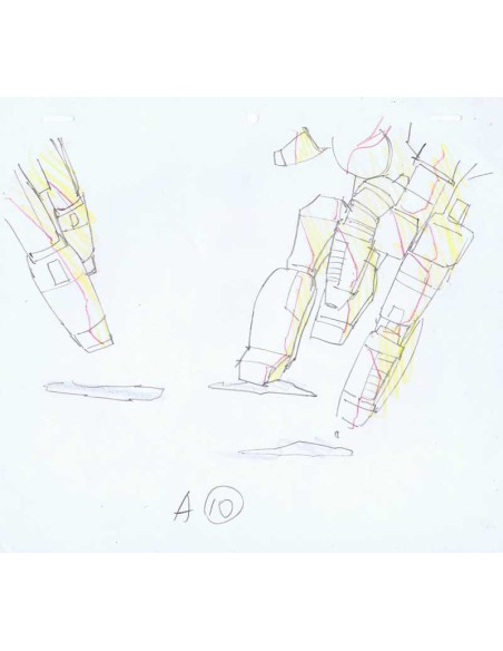 Machine Robo Chronos no Gyakushuu set of sketches