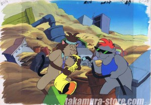 Heathcliff & the Catillac Cats anime cel 