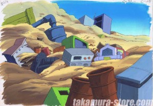 Heathcliff & the Catillac Cats anime cel