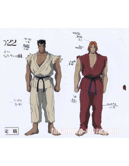 Street fighter II V celluloid