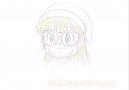 Dr Slump original drawing by Shindo Mitsuo