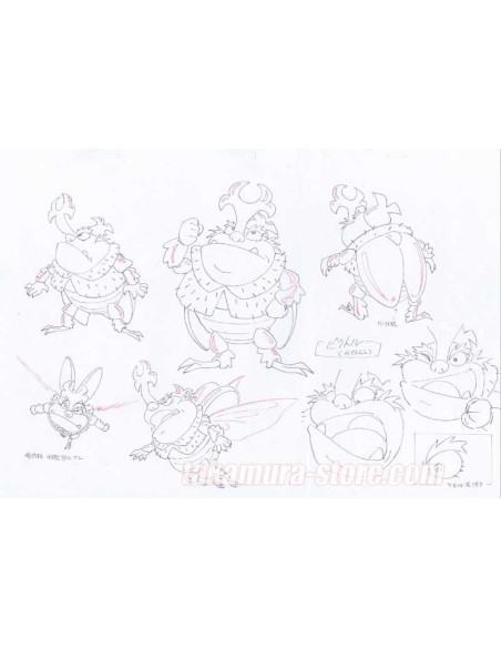 Hacou I'abeille model sheet original
